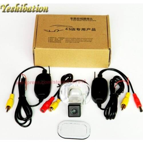 Yeshibation Wireless RCA/AUX Video Transmitter Receiver Kit For Hyundai i25 Accent Sedan 2010~2015 Car DVD Monitor Rear View