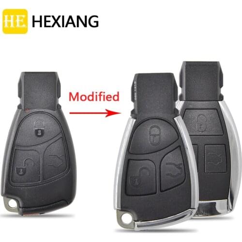 HE Xiang Car Remote Key Shell Case For Mercedes Benz A B C E Class W203 W204 W205 W210 W211 W212 W221 Replace Modified Housing