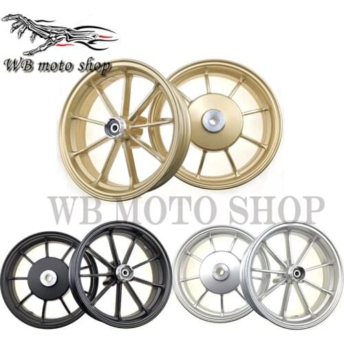 Motorcycle modified wheel Disc brake for Yamaha JOG50 3KJ 3YJ ZR JOG Z/R 10-inch Aluminum Alloy front back Wheel Rim The new