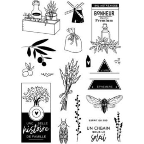 French transparent Clear Silicone Stamp/Seal for DIY scrapbooking/photo album Decorative B0992