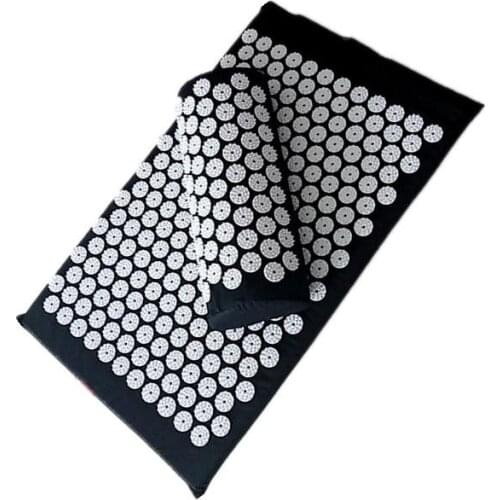 Massager Cushion(67*42cm) Massage Yoga Mat Acupressure Relieve Stress Back Body Pain Spike Mat Acupuncture Yoga Mat with Pillow