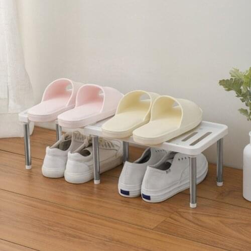 Multifunctional Telescopic Shoe Rack Stainless Steel Shelf Under Sink Cabinet Dish Rack Seasoning Shelf Kitchenware Storage Rack