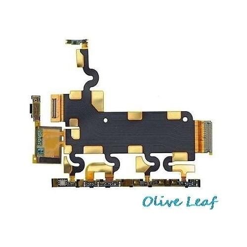 NEW Replacement Power On/Off Volume Camera Button Flex Cable With Microphone For Sony Xperia Z1 L39H SO-01F C6902 C6903 C6906