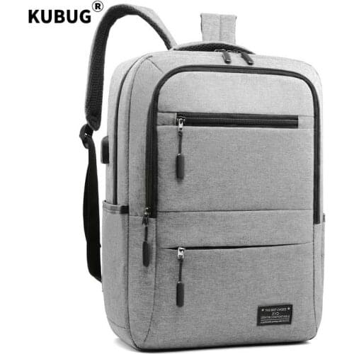 New KUBUG Fashion Business Backpack Outdoor Casual Large Capacity School Bag USB Charging Laptop Backpacks