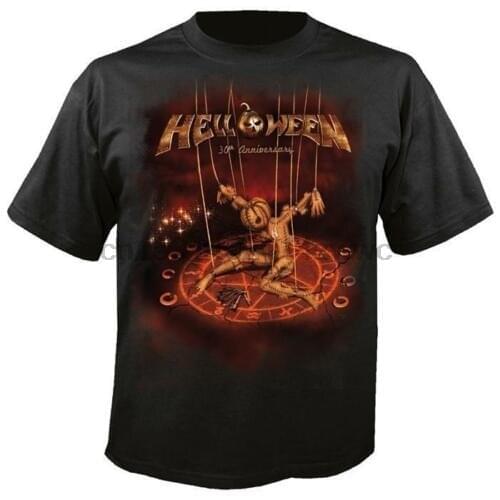 OFFICIAL LICENSED - HELLOWEEN - HELLBOOK T SHIRT POWER METAL T shirt Casual O-Neck