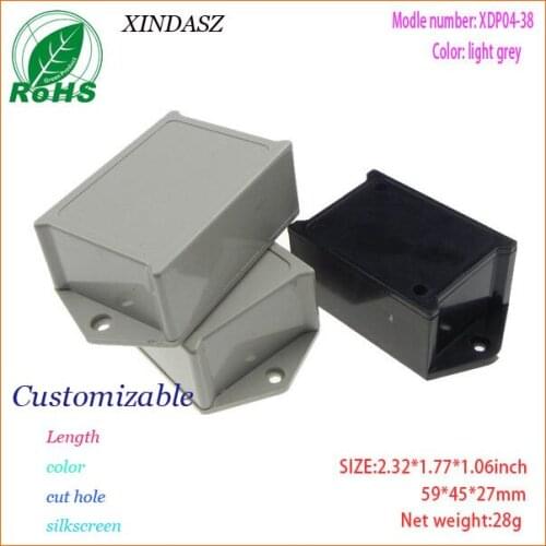 Plastic box abs swith box for pcb board instrument case for electronics small plastic enclosures 59*45*27mm 2.32*1.77*1.06inch