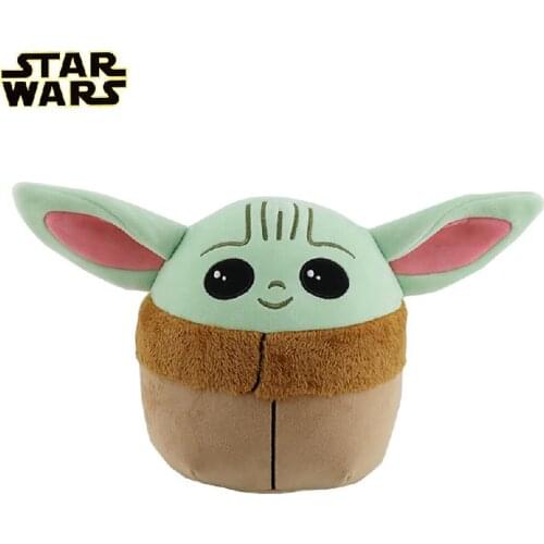10-26cm Disney Star Wars Baby Yoda Plush Kawaii Doll Stuff Pillow Cover Case Model Toys Plush Ornaments Collection Gift for Kids