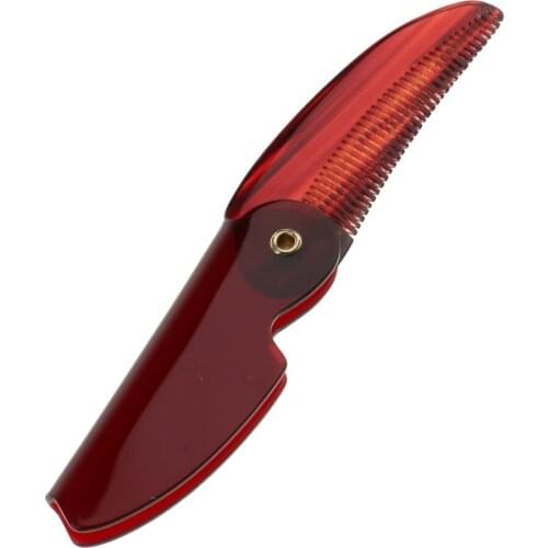 Portable Folding Comb Pocket Size Hair Beard Foldable Plastic Beard Moustache Comb