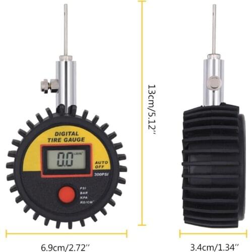 Digital Display Manual Mini Handheld Football Accurate Ball Barometer Measure Basketball Pressure Gauge Pointer Tool Volleyball