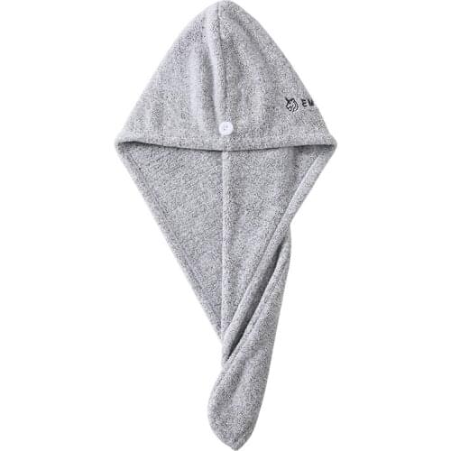 Zq Super Strong Absorbent Hair Drying Cap Quick-Drying Thickening Shower Cap Hair Wiping Towel Headcloth Free Shipping