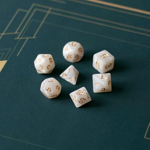 Magic Trick Game Dice Polyhedral Kit Accessories Gambling Table Rpg Astrology Dice Cubilete Rpg De Mesa Sport Equip HX50TZ