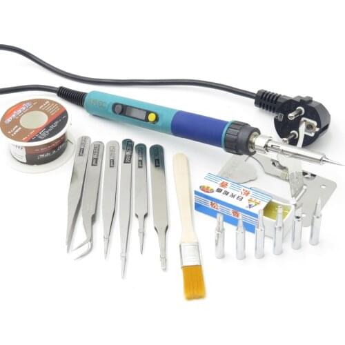 High precision 936d LCD Adjustable temperature Digital Electric Soldering station EU plug Replace HAKKO 936 Soldering station