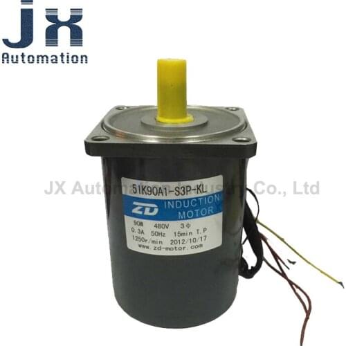 ZD 380V/90W AC Optical Axis Induction Motor 5IK90A1-S3P-KL Valve Actuator High Speed Motor with Keyway