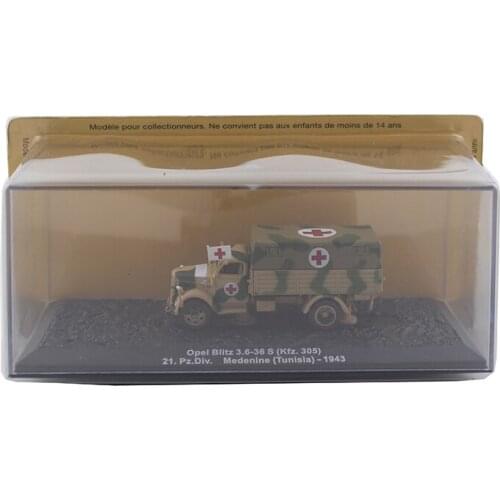 1/72 Alloy Finished German World War II Military Model Opel Ambulance Ambulance/Air Defense Tank/Chariot Destroyer/Assault Gun