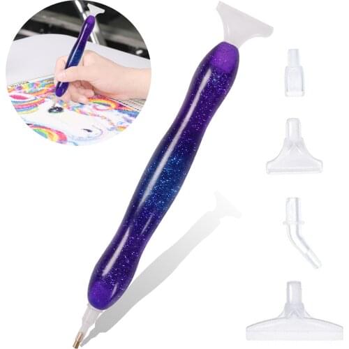 5D Resin Diamond Painting Pen Resin Point Drill Pens Cross Stitch Embroidery Sewing Accessories DIY Craft Resin Pen for Diamond