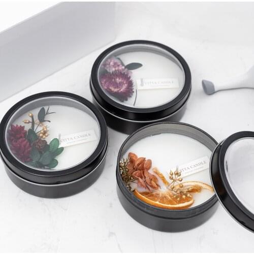 Fragrance Soy Plant Wax Candle Preserved Flowers Scented Candles Mothers Day Valentines Day Birthday Gift Present