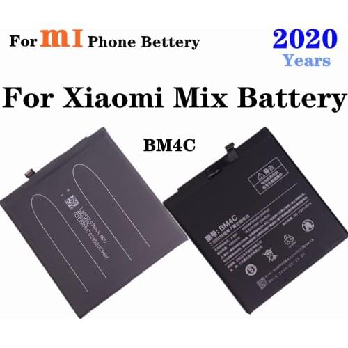 BM4C 4400mAh Battery For Xiaomi Mi Mix 1 Mix1 Phone Battery High Quality Replacement Batteries