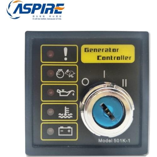 Fast shipping Genset Generator Controller 501k 1 Engine Control Unit, Diesel Generator Panel 501k-1 Manual Key Start