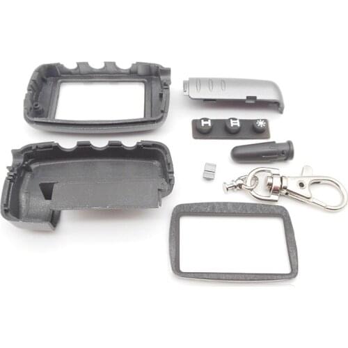 Wholesale A9 Case Keychain for 2 way Car alarm System LCD Remote Control Key Fob Chain Starline A9 A6 A8 A4