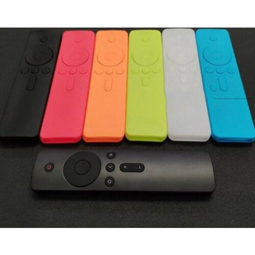 1PC Remote Control Case for Xiaomi 4C Voice Control Remote Cover for Xiaomi TV Soft Silicone Protective Sheath Shell
