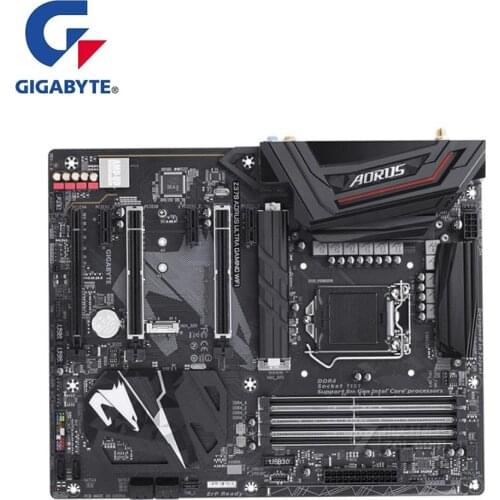For Gigabyte GA Z370 AORUS ULTRA GAMING WIFI Motherboard LGA 1151 Z370 Used Desktop Mainboard M.2 nvme PCI-E X16