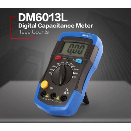 DM6013L Electronics Capacitance Meter Eletronicos esr Electronic Electronica Super Capacitor Tester Capacimetro Digital Meter