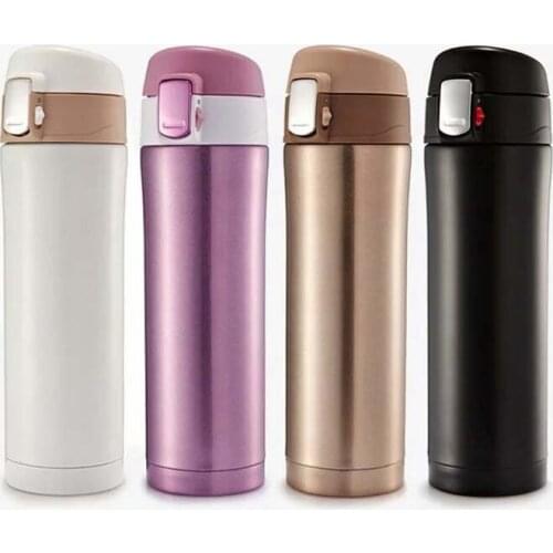 Double Layer Termos Vacuum Stainless Steel Bottle Men Car Cup Business Matara Termos Termo Mug 500ml