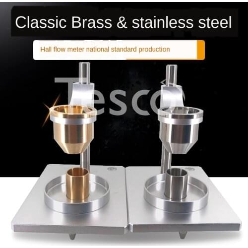 Hall flow meter metal powder fluidity tester loose density test instrument natural bulk density meter