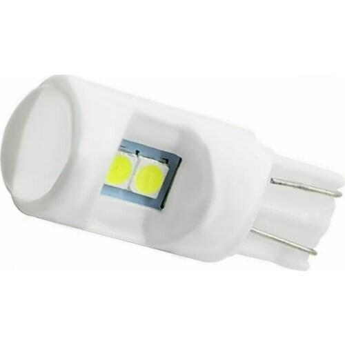 For 2Pcs T10 3030 6SMD Canbus T10 3030 6SMD W5W 168 Wedge Door Instrument Side Bulb Lamp Car Light Plate Light Red Blue Amber