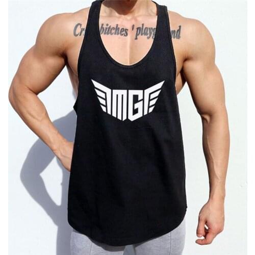 New Gym Brand Mens Tank Top Muscle Mesh Singlets Fashion Sports Workout Casual Clothing Bodybuilding Sleeveless Fitness Vest