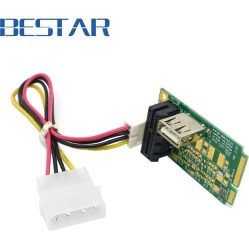 Mini PCI-E to PCI-E x1 pci Express 1X Extension Cord mini pcie to pcie Adapter Card with USB Riser Card