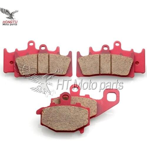 Motorcycle ceramics Front / Rear Brake Pads For Kawasaki Ninja ZX-6R ZX6R ZX600 1998-2002 ZX-9R ZX9R 1996-2001 ZZR 600 ZZR600