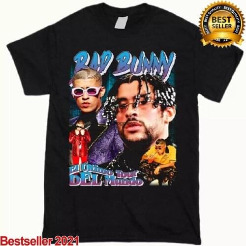Bad Bunny Shirt Rapper Shirt Hip hop ShirtT Shirt Vintage Shirt Shirt For ManWoman Fan Shirt