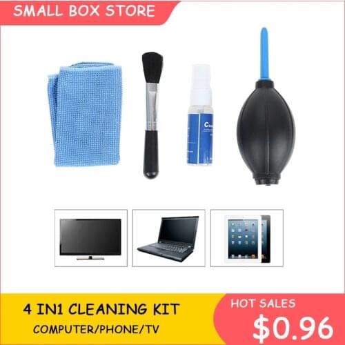 4 In1 Screen Cleaning Kit For TV LED PC Monitor Laptop Tablet IPad Cleaner Tool Monitor Cleaner Cleaning Kit Latest