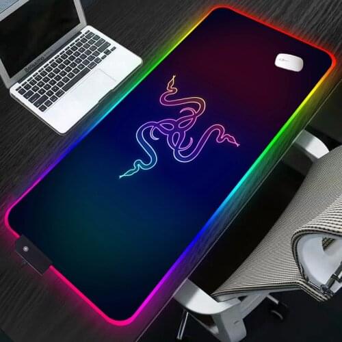 RGB Mousepad Razer Gaming Pad Mouse Pad Large Oversize 900x400 Desk Mat Gamer Mousepad 80x40 Mousepad Gamer Accessories XXL Pad