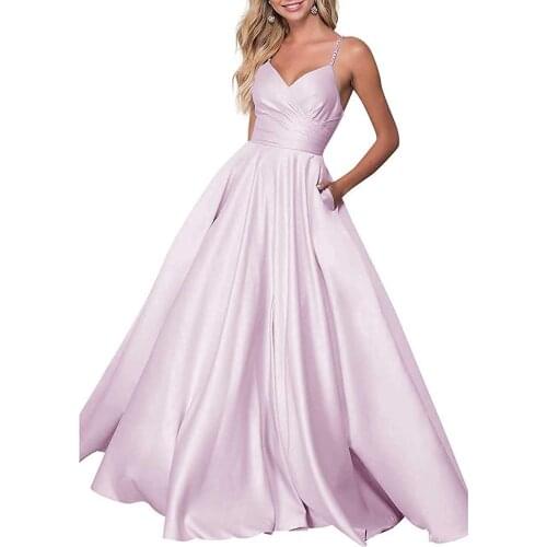 Long Prom Dress Vestido de Festa Floor Length Party Gown Evening Dress A Line платья для выпускного vestidos de cóctel فساتين ا