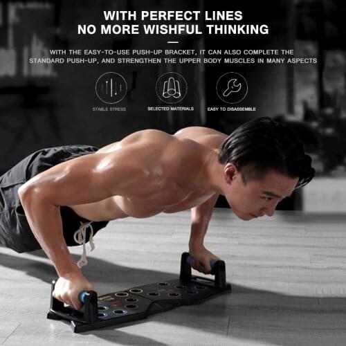 Push-Up Rack Board Training Sport Workout Fitness Gym Equipment Push Up Stand for ABS Abdominal Muscle Building Exercise