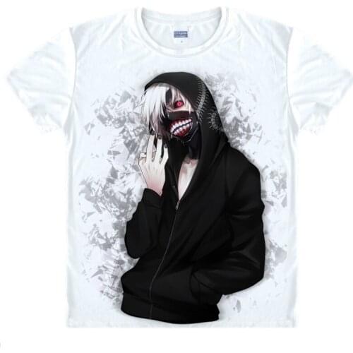 Tokyo Ghoul T-shirt kawaii Japanese Anime tshirt Handmade Manga Shirt Cute Cartoon Ken Kaneki Cosplay shirts 40398938927 tee 116