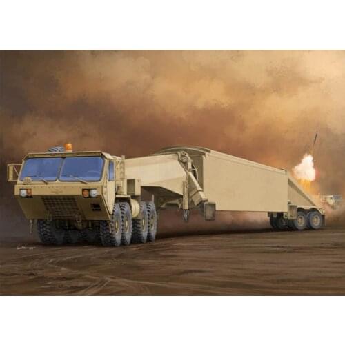 Trumpeter 01059 1/35 M983 Tractor Trailer Car AN/TPY-2 X Band Radar Model Kit TH08006-SMT6