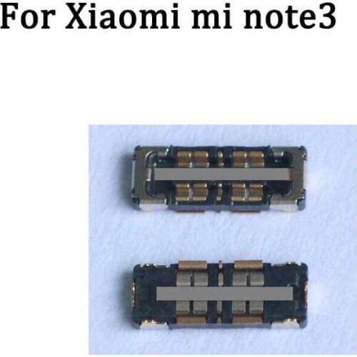 1 set Inner FPC Connector Battery Holder Clip Contact for Xiaomi Mi Note3 Note 3 logic on motherboard mainboar