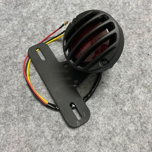 Motorcycle Rear Fender Brake Tail Light License Plate Holder Light Taillight For Harley Sportster Softail Chopper For Triumph