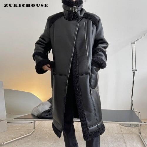 ZURICHOUSE Womens Winter Leather Jackets