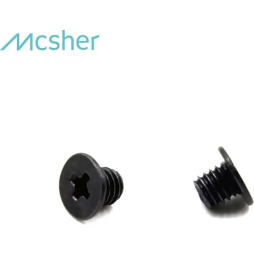 100pcs Laptop Notebook HDD Hard Drive Caddy Harddisk Screw Phillips Flat Wafer Head Black Zinc M3 x 3mm