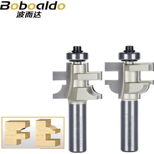 2PCS/Set 1/2 Shank T-Tongue And Groove Set Tongue & Groove Sets Tool Style & Rail Assembles CNC Bit Arden Router Bit