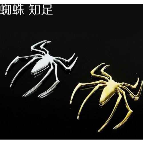 Automobile modified standard metal spider car sticker solid metal 3D automobile R199-21