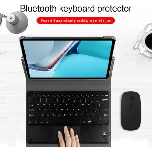 Keyboard Case For HUAWEI Matepad 11 10.95" 2021 DBY-W09 Tablet Bluetooth Keyboard Protective Cover PU Leather Stand Case Shell