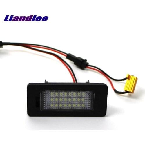 For Audi A4 A4L S4 RS4 2009~2014 Car License Plate Lights Number Frame High Quality LED Lamp Plug Directly