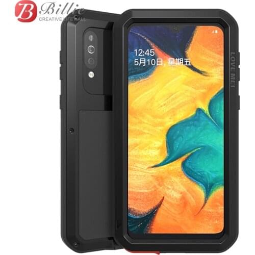 For Samsung galaxy a40s Case Love Mei Shock Dirt Proof Water Resistant Metal Armor Cover Phone Case For Samsung Galaxy A40S