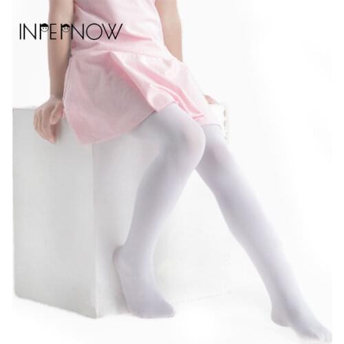 INPEPNOW Tights for Girls Stockings Children Pantyhose Girl Cotton Bellet Kids Tights Meisjes Panty collant fille hiver WZ-CZX33