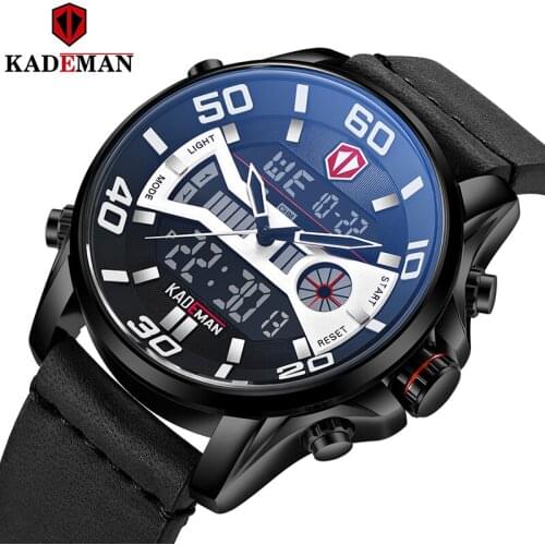 KADEMAN Men's Watch With Double Dial